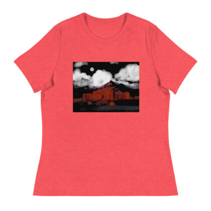 TAOS PUEBLO NIGHT - Women's Relaxed T-Shirt
