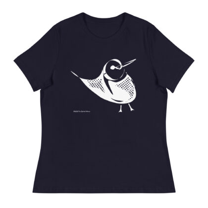 PERKY BIRD (black/white) - Women's Relaxed T-Shirt