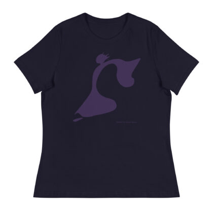 TAKE THE LEAP (purple) - Women's Relaxed T-Shirt