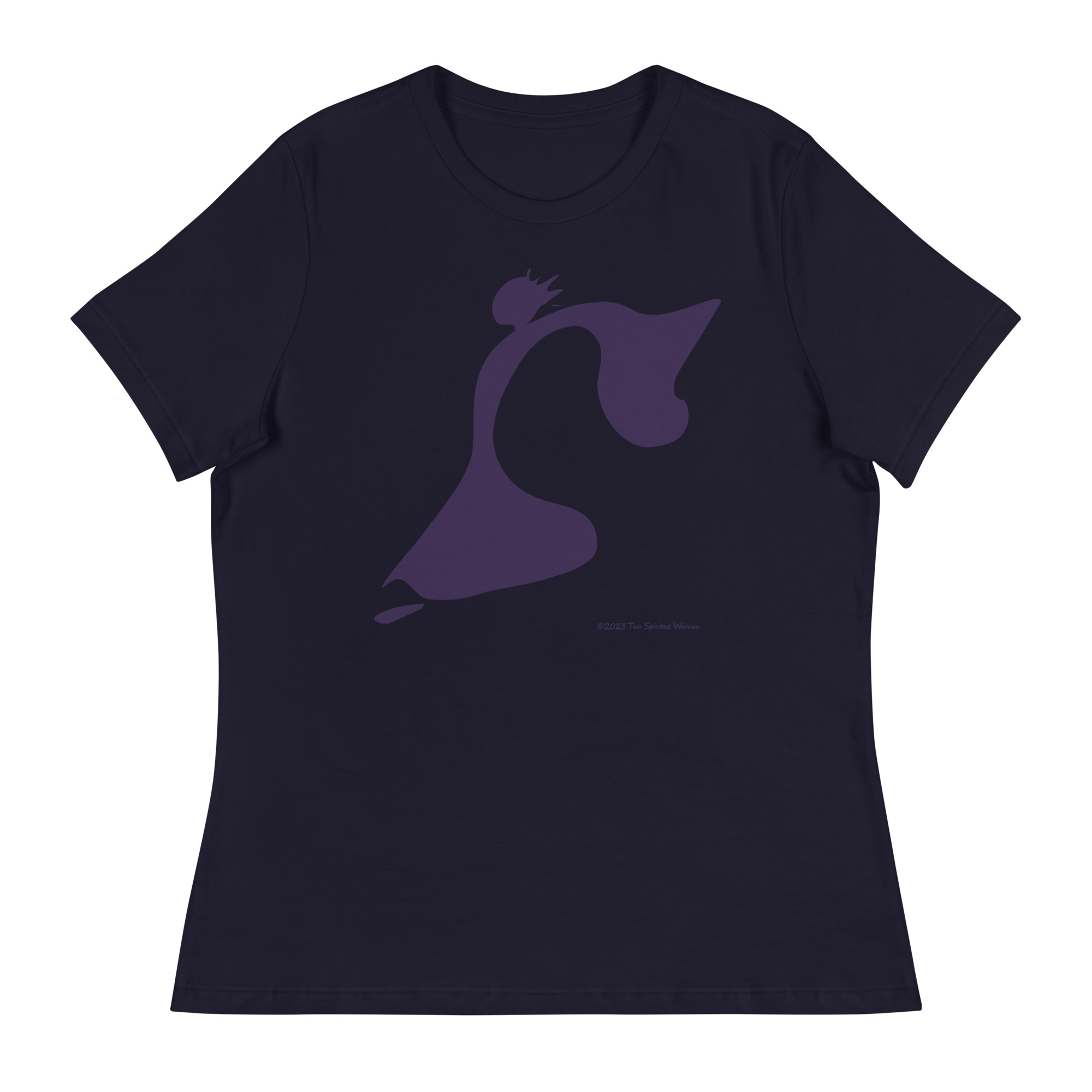 TAKE THE LEAP (purple) - Women's Relaxed T-Shirt