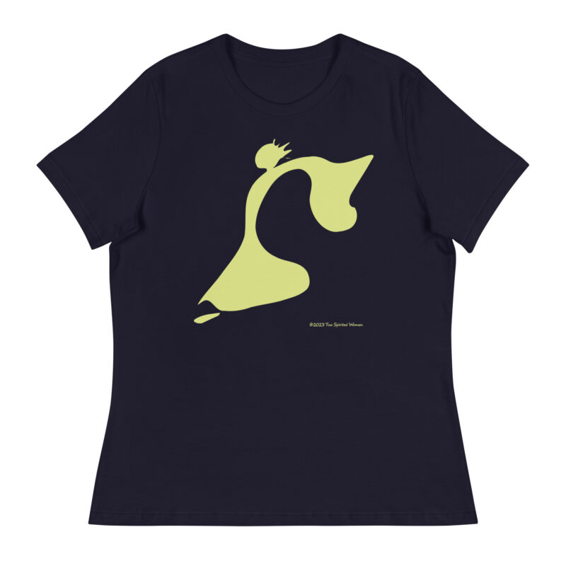 TAKE THE LEAP (yellow) - Women's Relaxed T-Shirt - Image 2