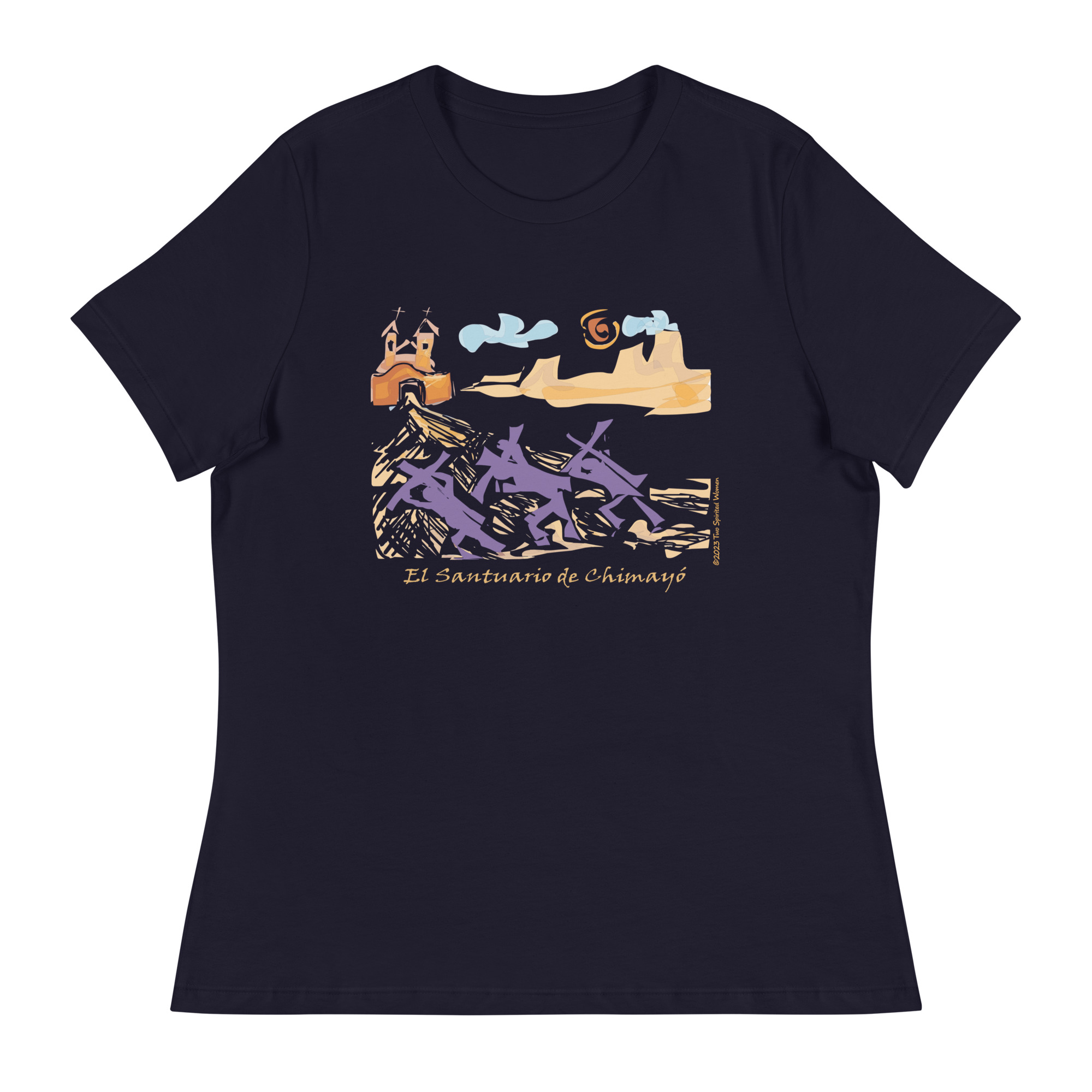 CHIMAYO PILGRIMAGE - Women's Relaxed T-Shirt - Image 14