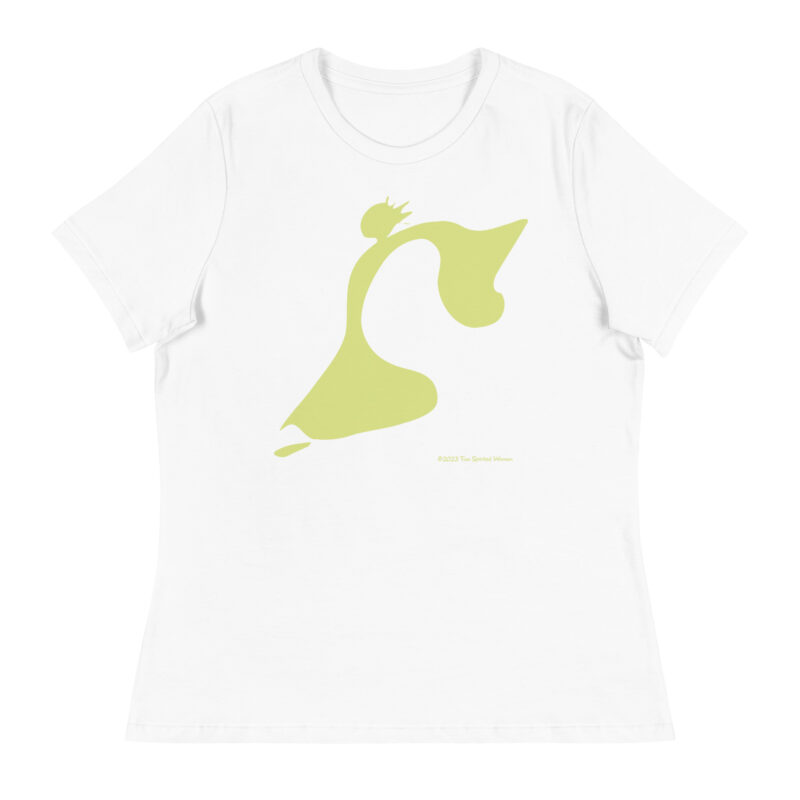 TAKE THE LEAP (yellow) - Women's Relaxed T-Shirt - Image 11