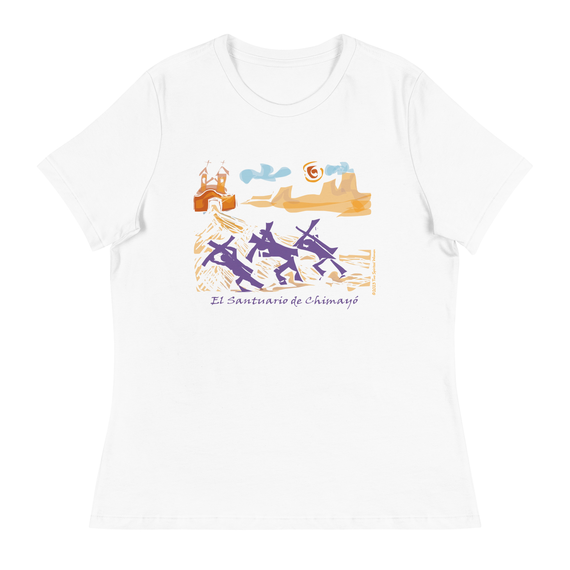 CHIMAYO PILGRIMAGE - Women's Relaxed T-Shirt - Image 12