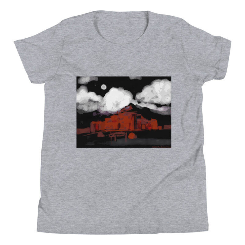 TAOS PUEBLO NIGHT - Youth T-Shirt - Image 6