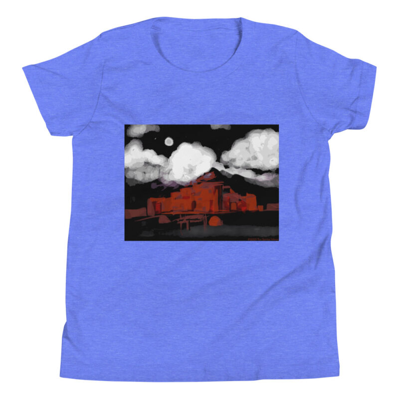 TAOS PUEBLO NIGHT - Youth T-Shirt - Image 5