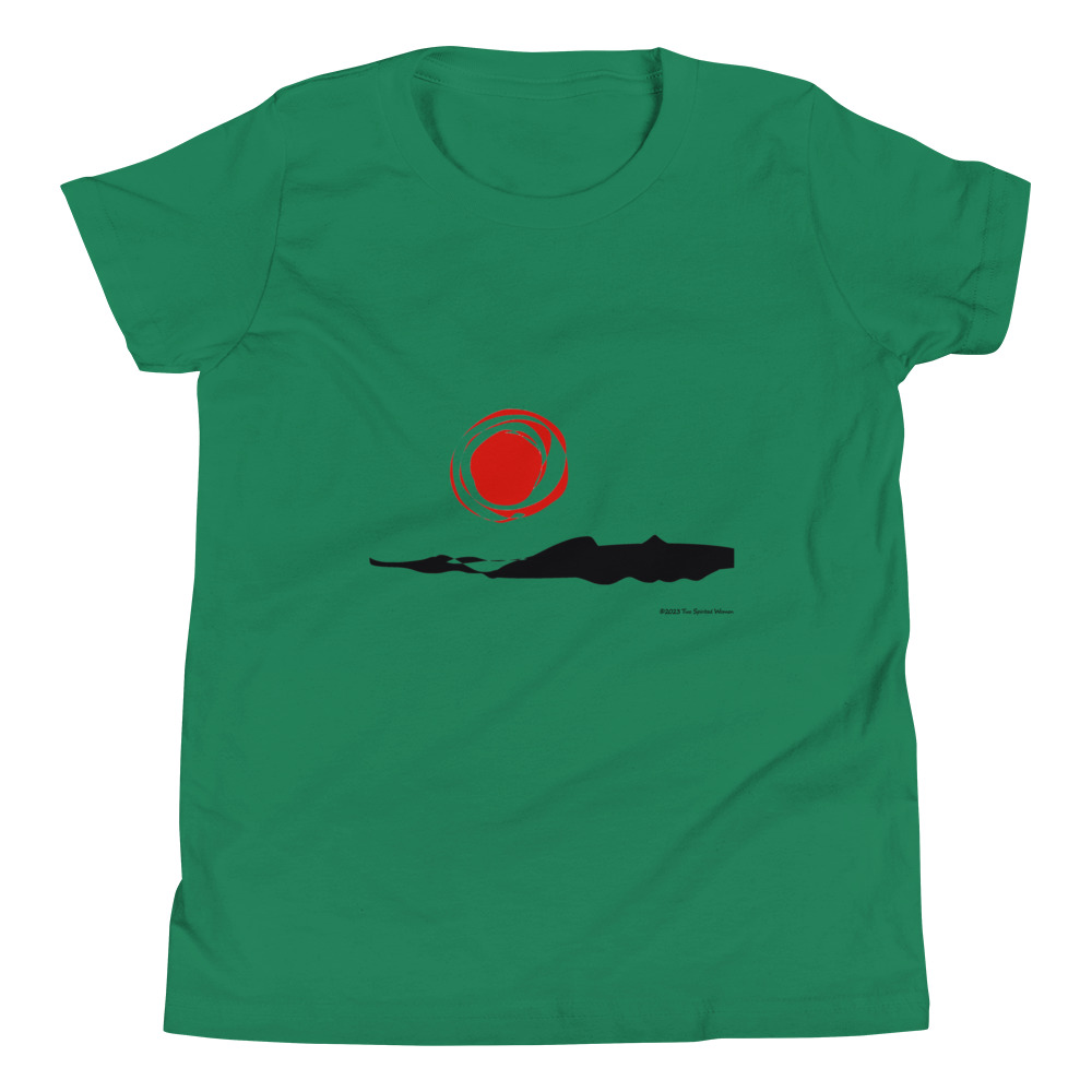RED SUN - Youth T-Shirt - Image 4