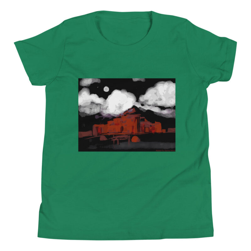 TAOS PUEBLO NIGHT - Youth T-Shirt - Image 4