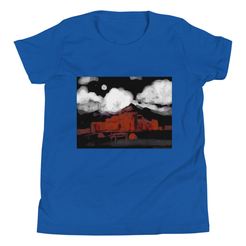 TAOS PUEBLO NIGHT - Youth T-Shirt - Image 2