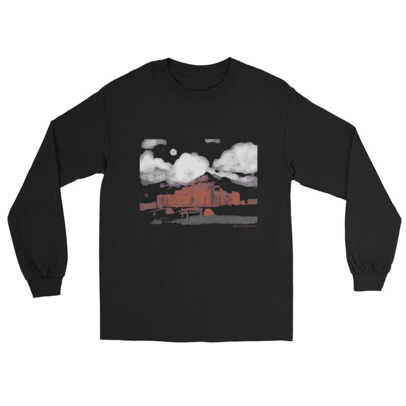 TAOS PUEBLO NIGHT - Men’s Long Sleeve Tee - Image 11