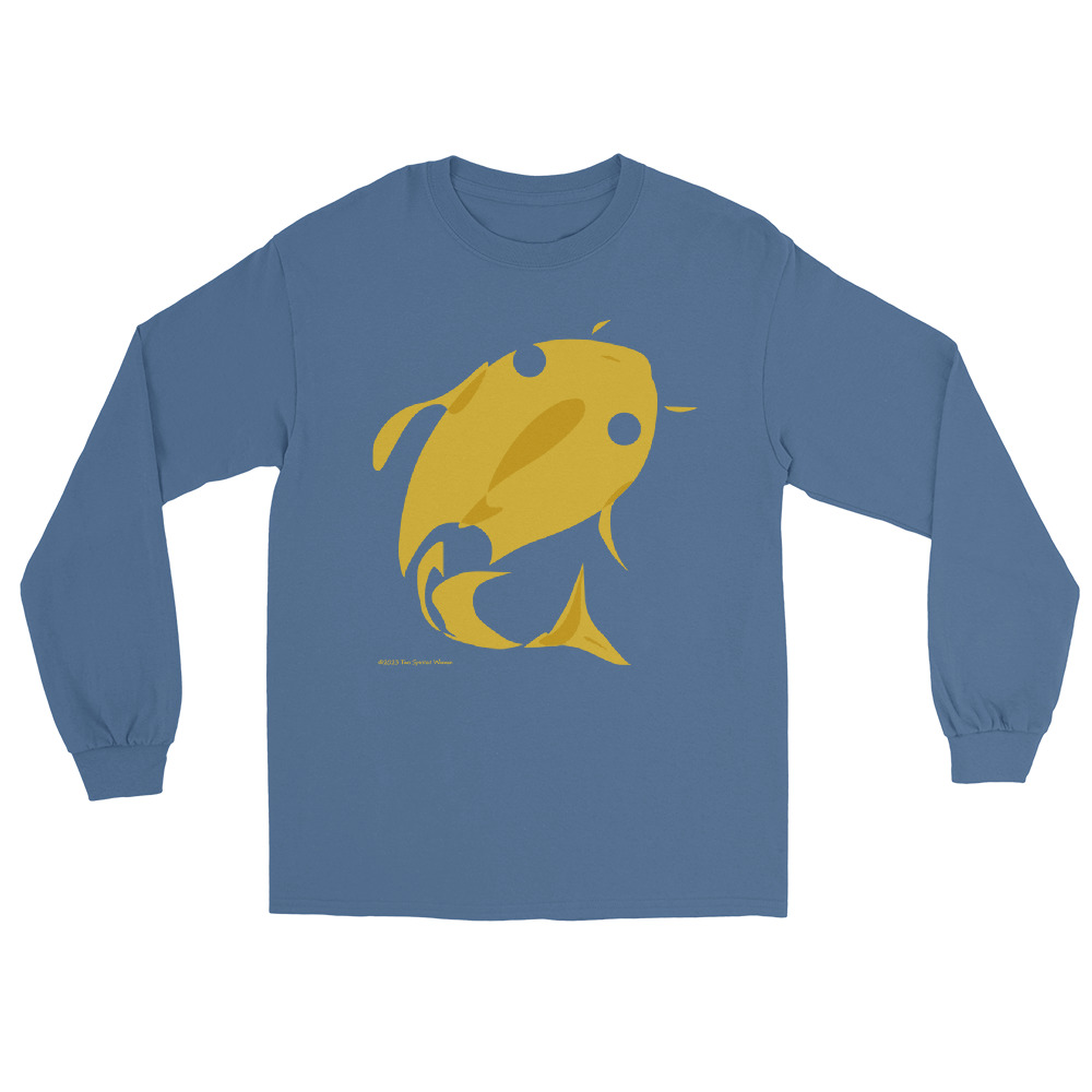 GOLD FISH - Men’s Long Sleeve Tee - Image 8