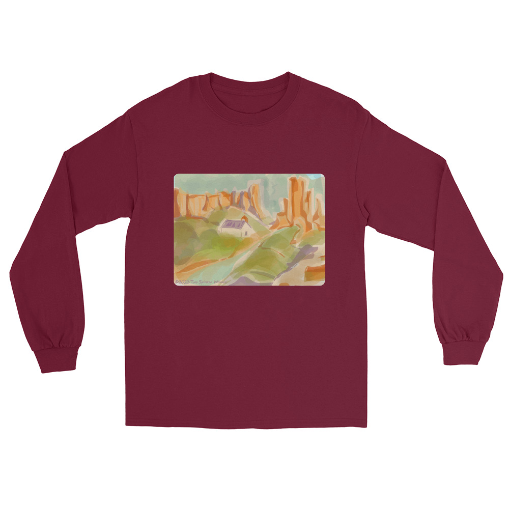 CHIMAYO HILLS - Men’s Long Sleeve Tee - Image 4