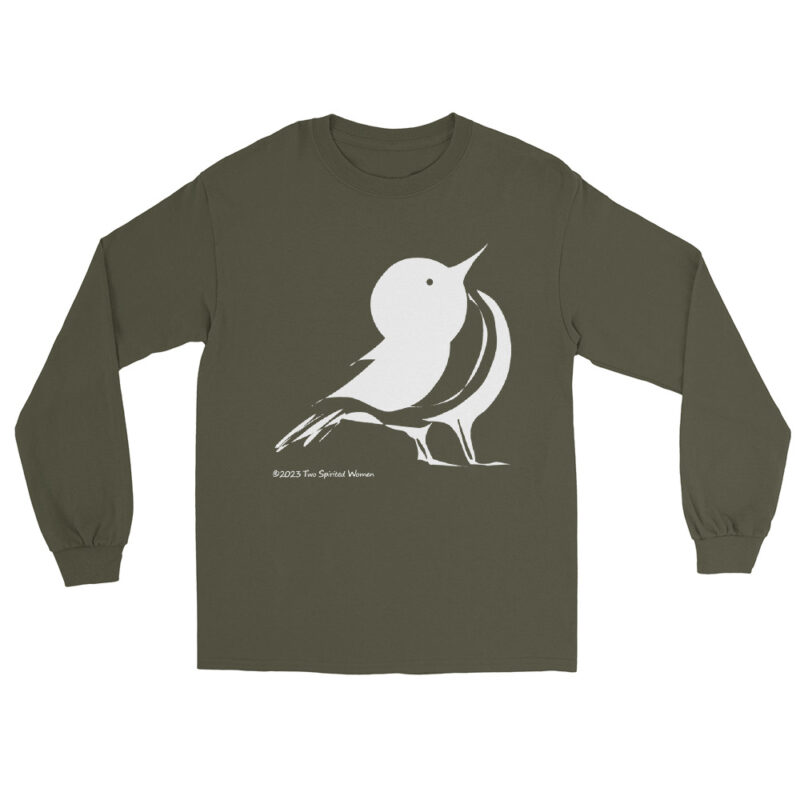 SONGBIRD I - Men’s Long Sleeve Tee - Image 7