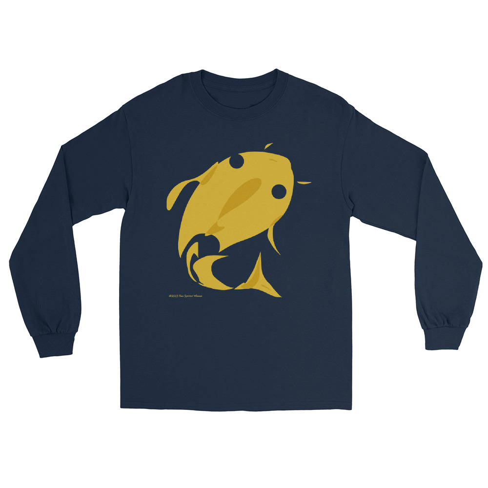 GOLD FISH - Men’s Long Sleeve Tee - Image 3