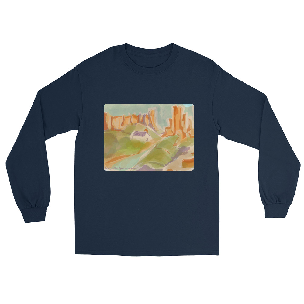 CHIMAYO HILLS - Men’s Long Sleeve Tee - Image 3