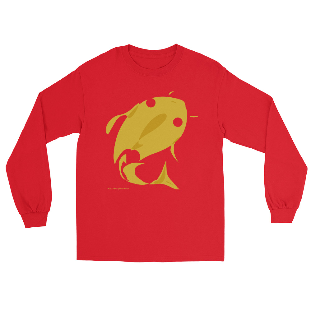 GOLD FISH - Men’s Long Sleeve Tee - Image 5