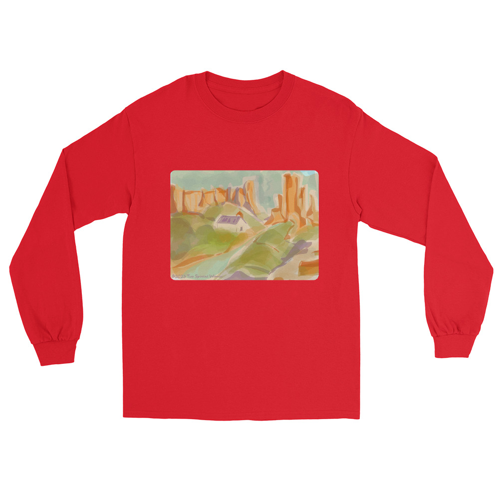 CHIMAYO HILLS - Men’s Long Sleeve Tee - Image 5
