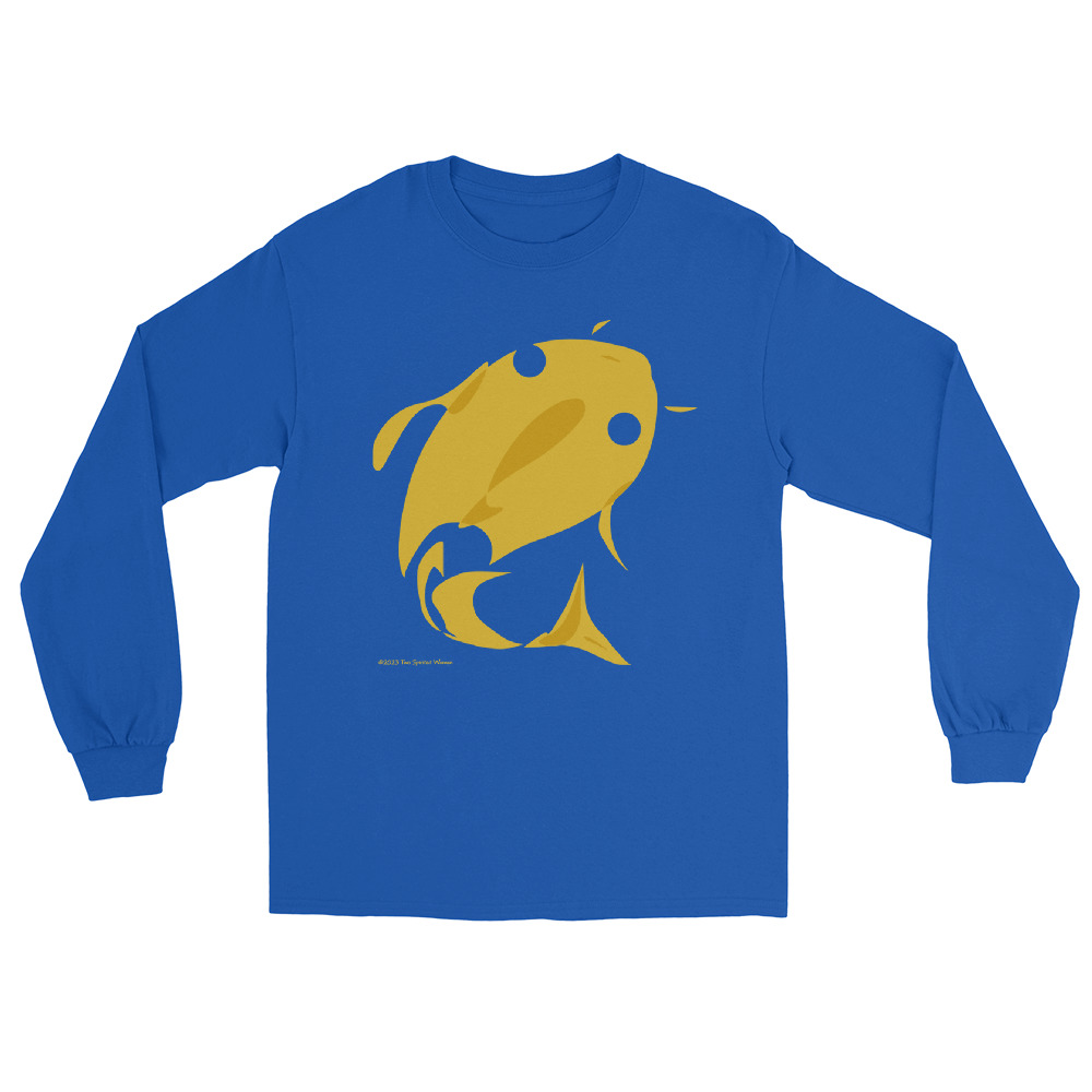 GOLD FISH - Men’s Long Sleeve Tee - Image 6