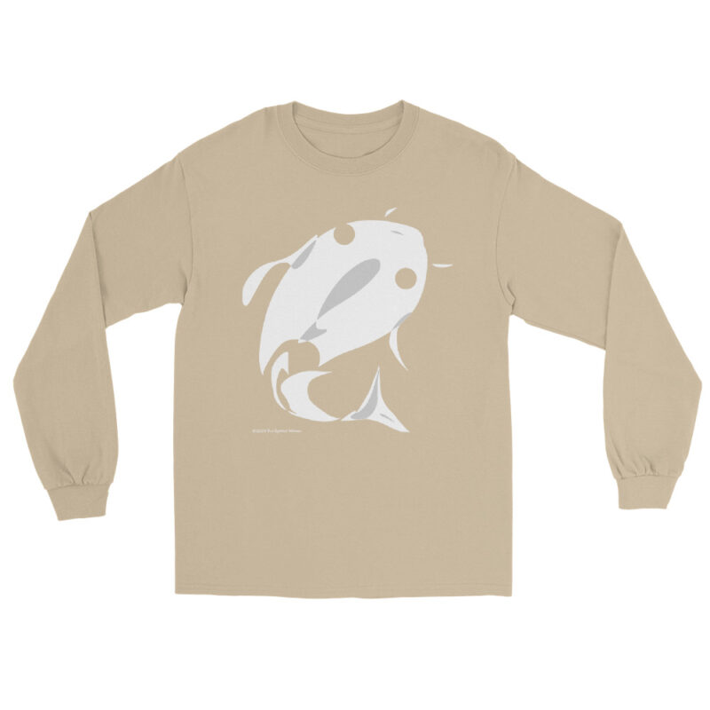 WHITE FISH - Men’s Long Sleeve Shirt - Image 11