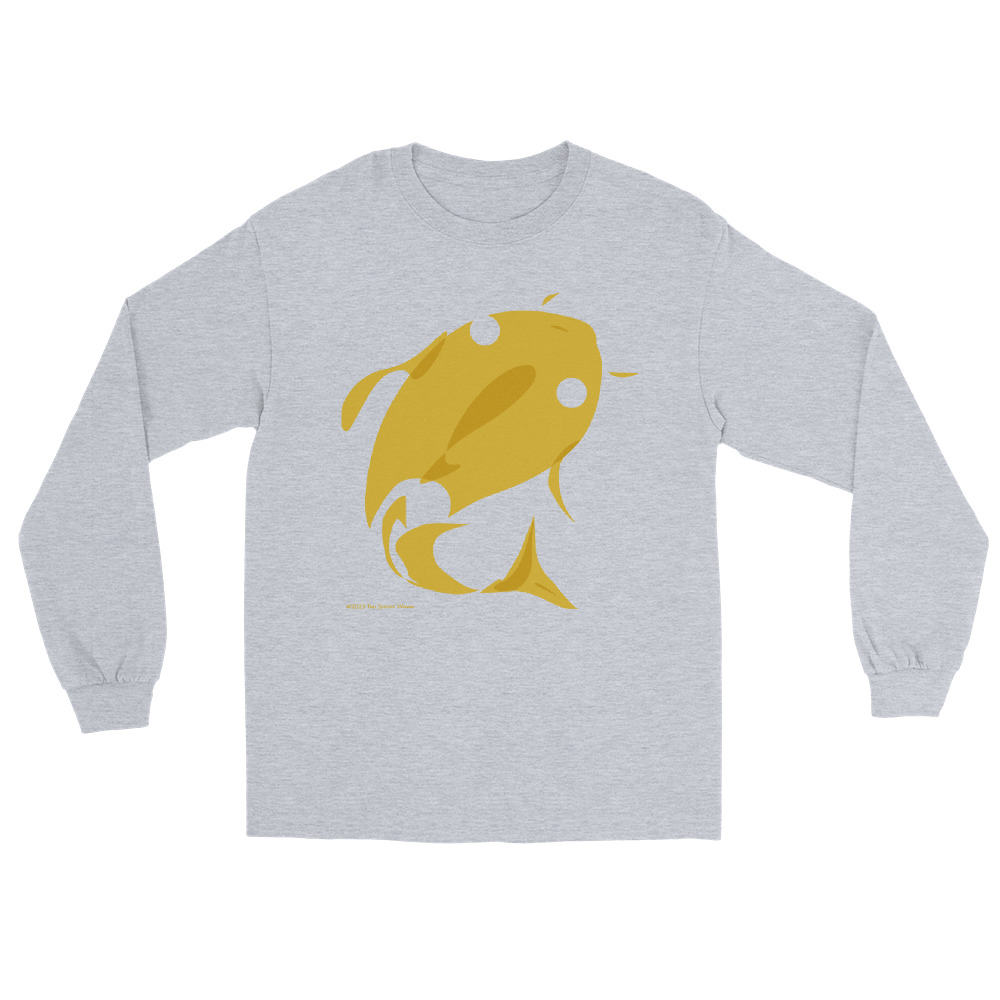 GOLD FISH - Men’s Long Sleeve Tee - Image 9