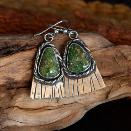 J105 - Sonoran Gold Turquoise Earrings
