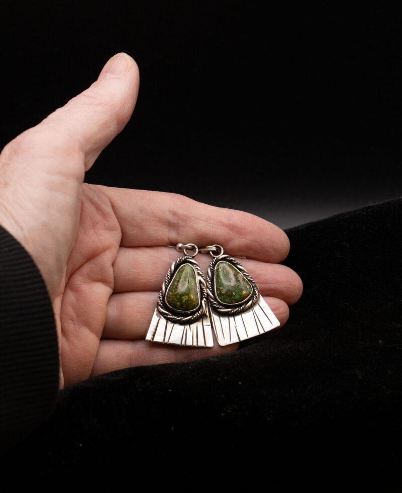 J105 - Sonoran Gold Turquoise Earrings - Image 5