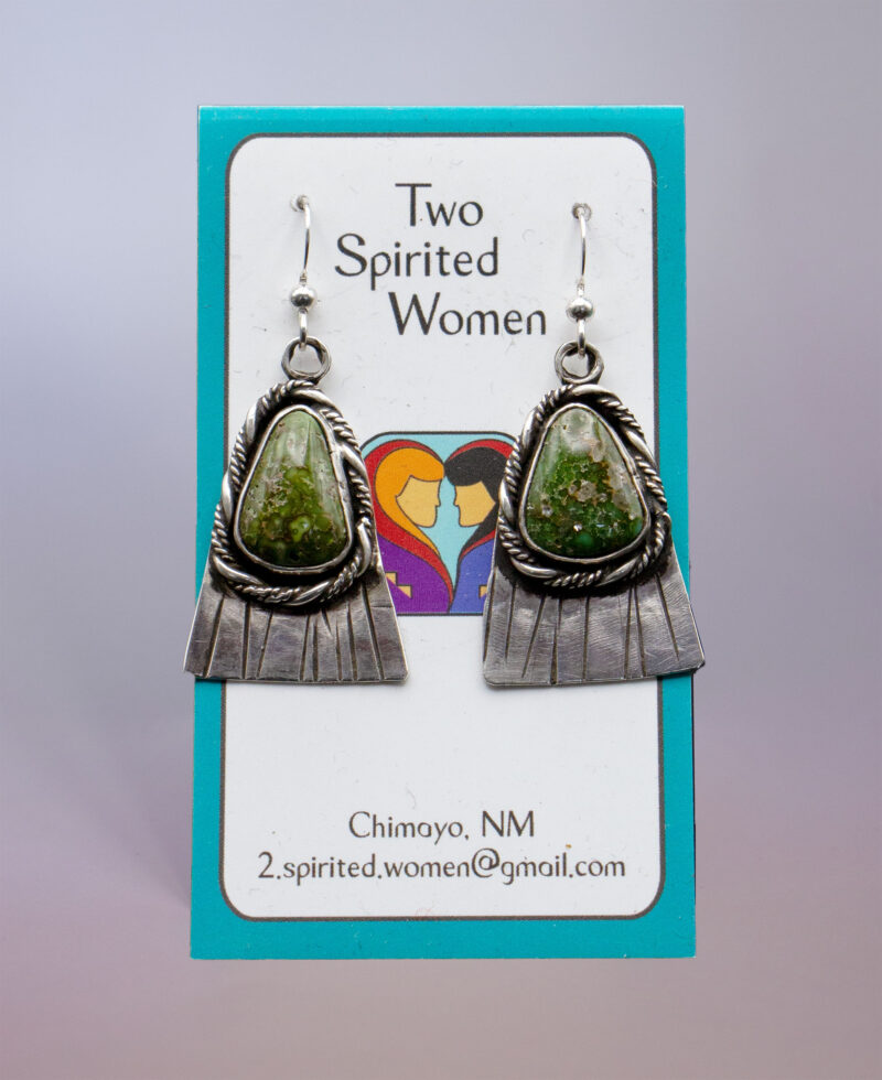 J105 - Sonoran Gold Turquoise Earrings - Image 2