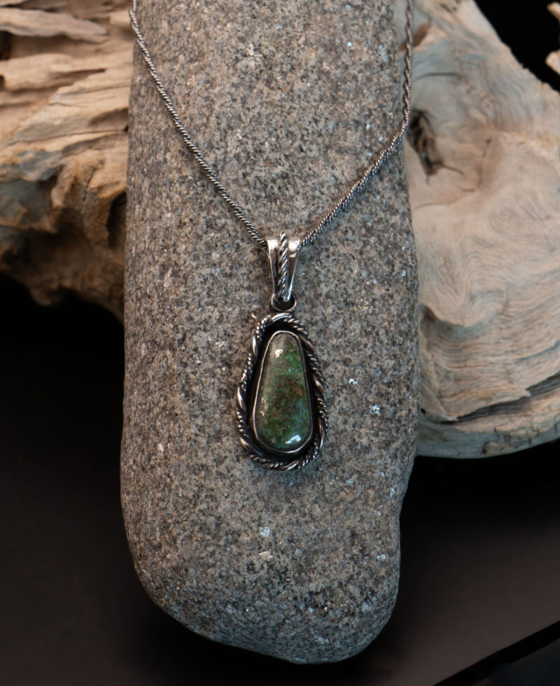 J119 - Sonoran Gold Turquoise Pendant - Image 3