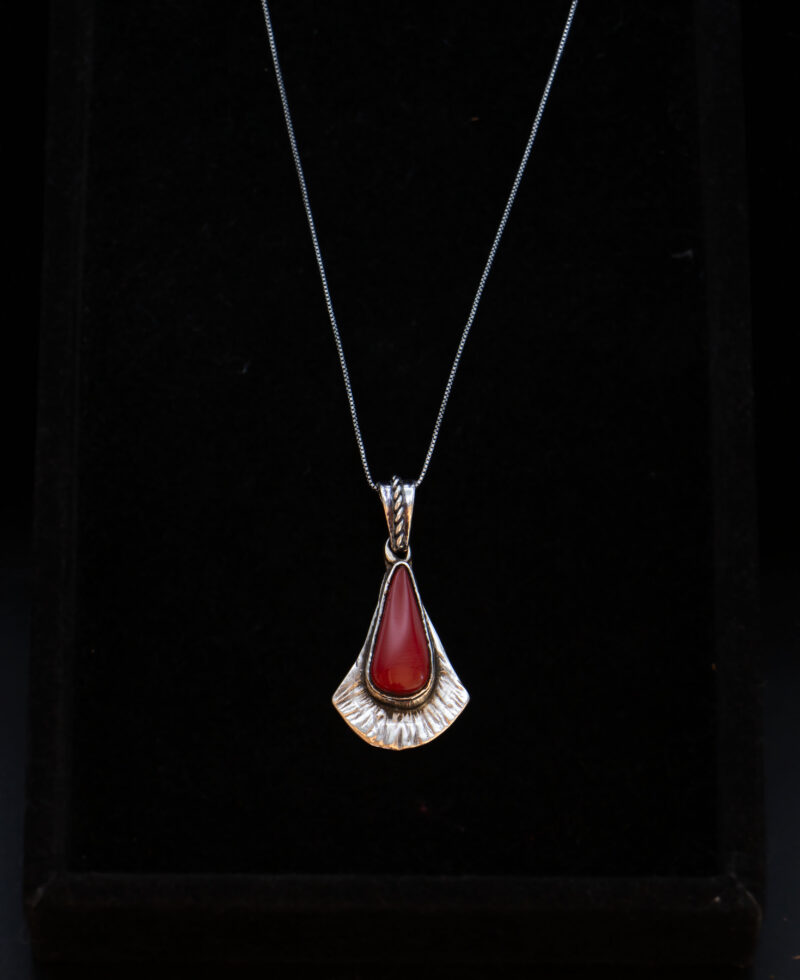 J126 Fan-Shaped Rosarita Pendant - Image 3