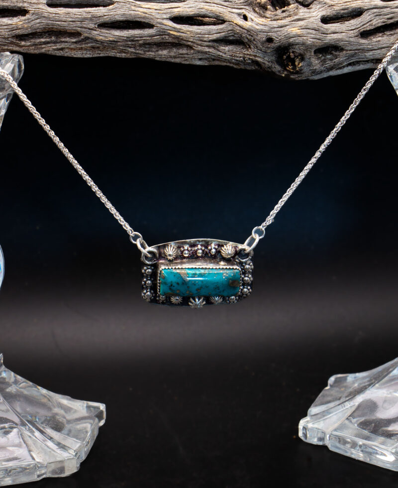 J127 Nacozari Turquoise Pendant - Image 2