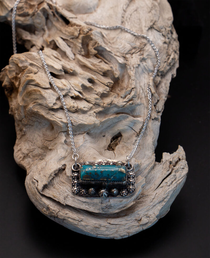 J127 Nacozari Turquoise Pendant - Image 7