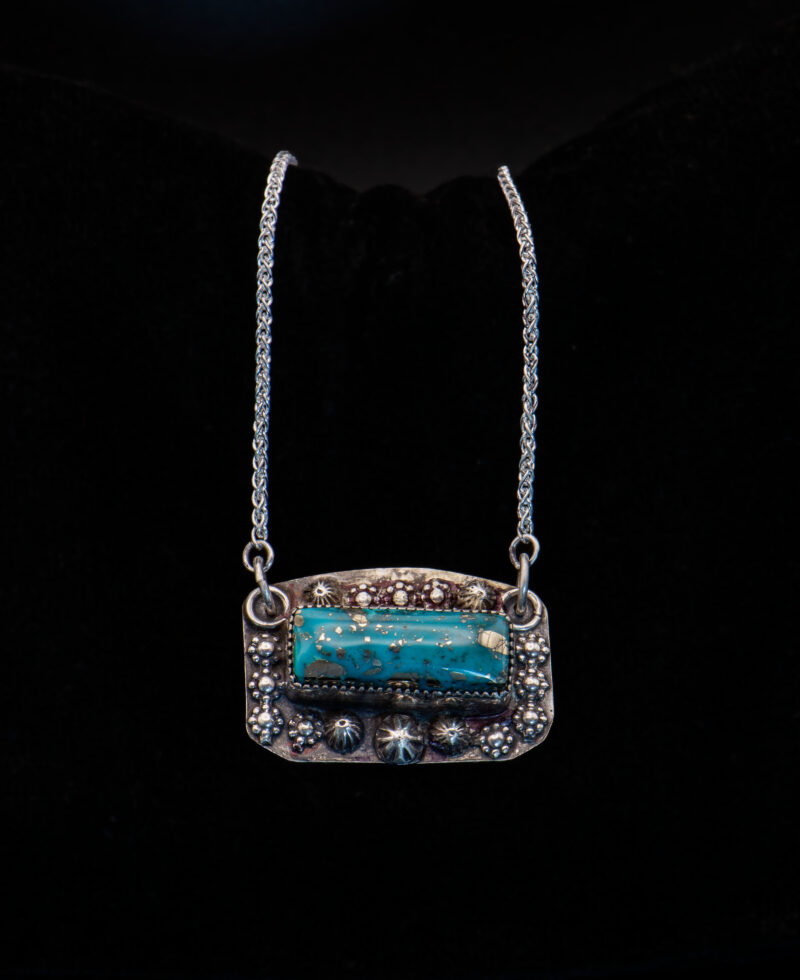 J127 Nacozari Turquoise Pendant - Image 3