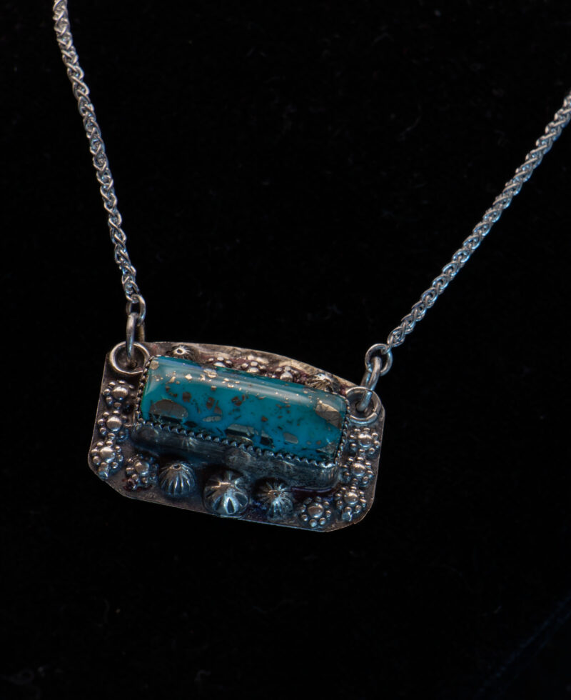 J127 Nacozari Turquoise Pendant - Image 4