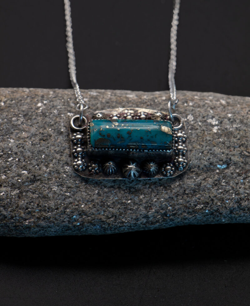 J127 Nacozari Turquoise Pendant - Image 5