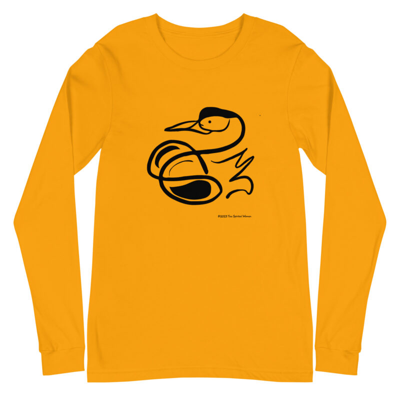 GOLD SWAN - Unisex Long Sleeve Tee - Image 6
