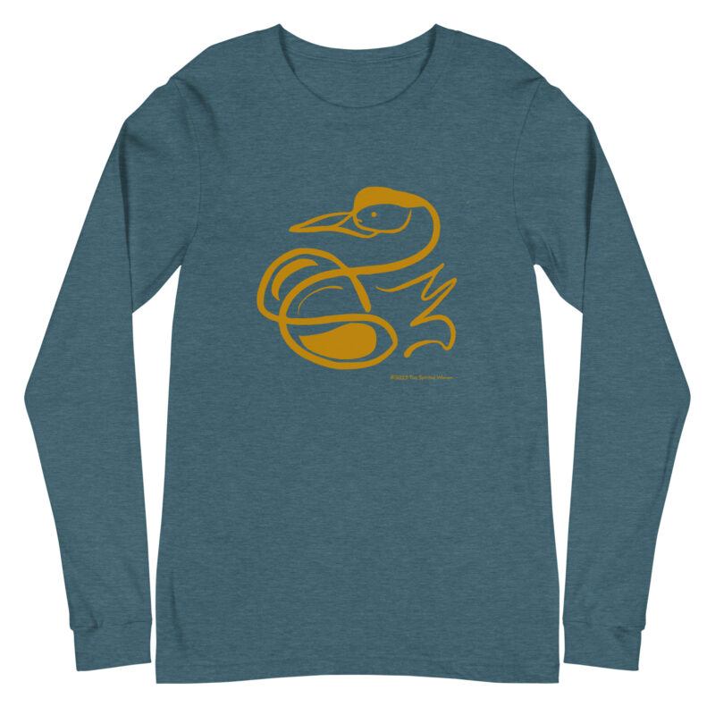 GOLD SWAN - Unisex Long Sleeve Tee - Image 3