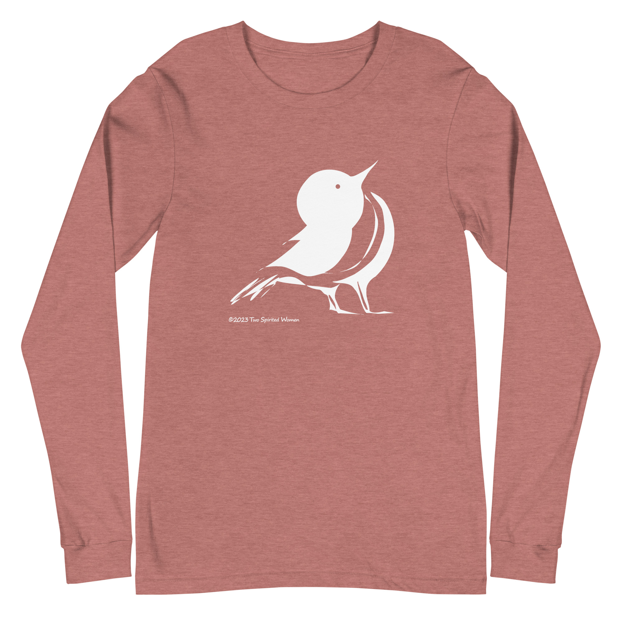 WHITE SONGBIRD - Unisex Long Sleeve Tee - Image 10
