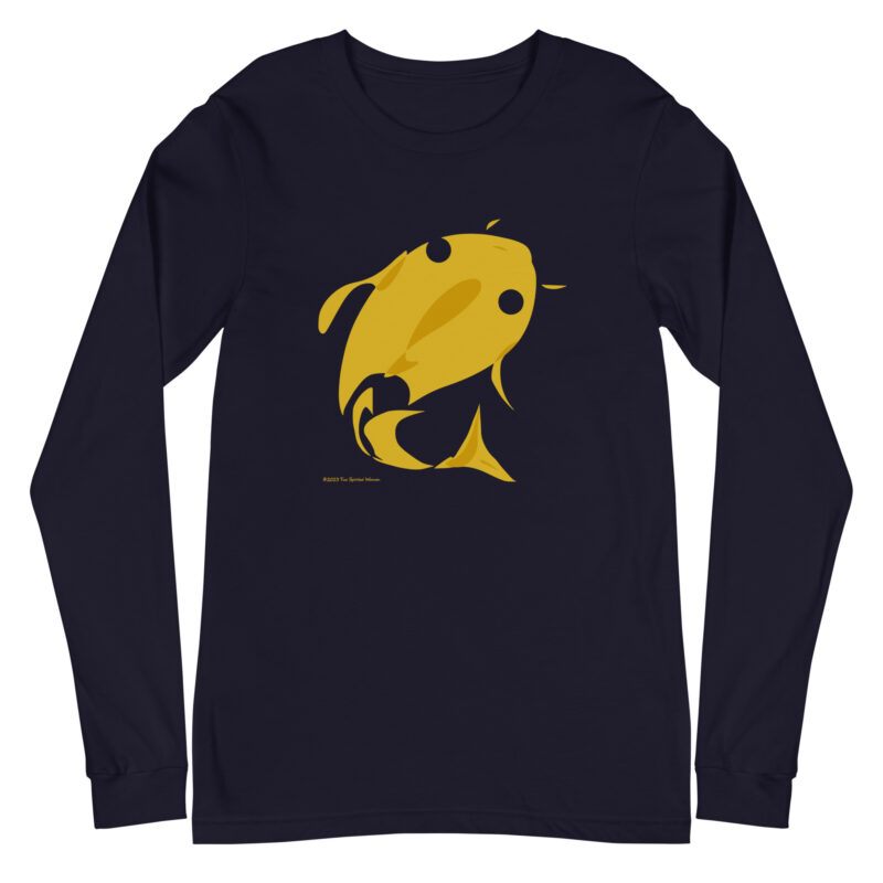 GOLD FISH -Unisex Long Sleeve Tee - Image 3