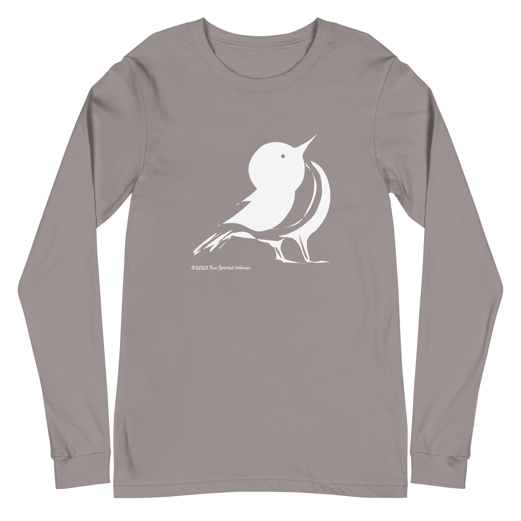 WHITE SONGBIRD - Unisex Long Sleeve Tee - Image 11