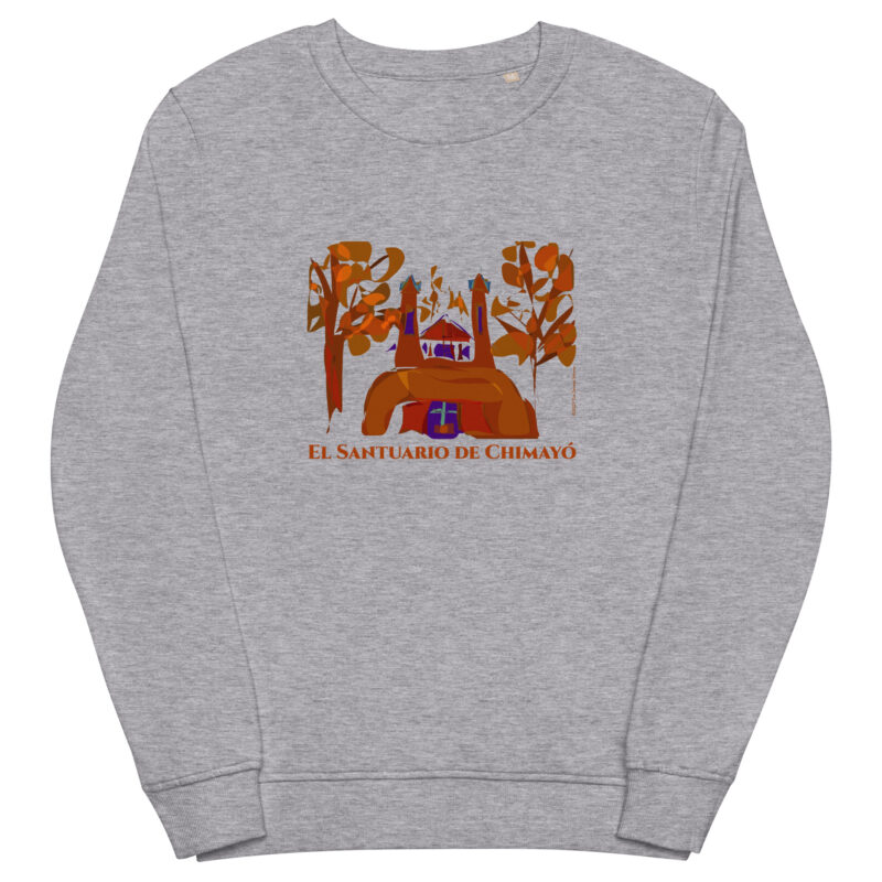 EL SANTUARIO IN FALL - Unisex Organic Sweatshirt - Image 3