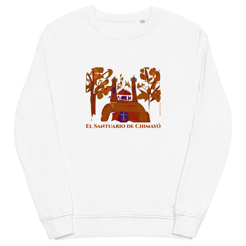 EL SANTUARIO IN FALL - Unisex Organic Sweatshirt - Image 4