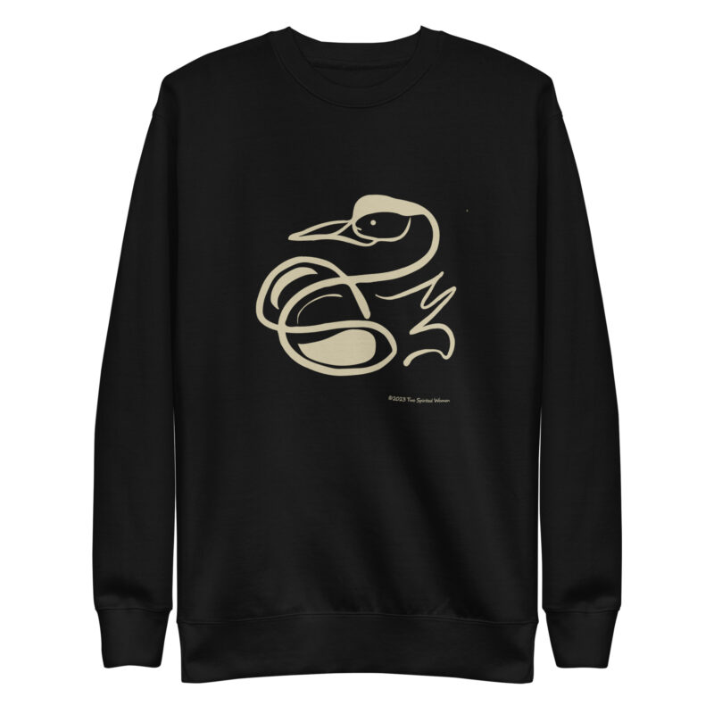 SWAN - Unisex Premium Sweatshirt - Image 5
