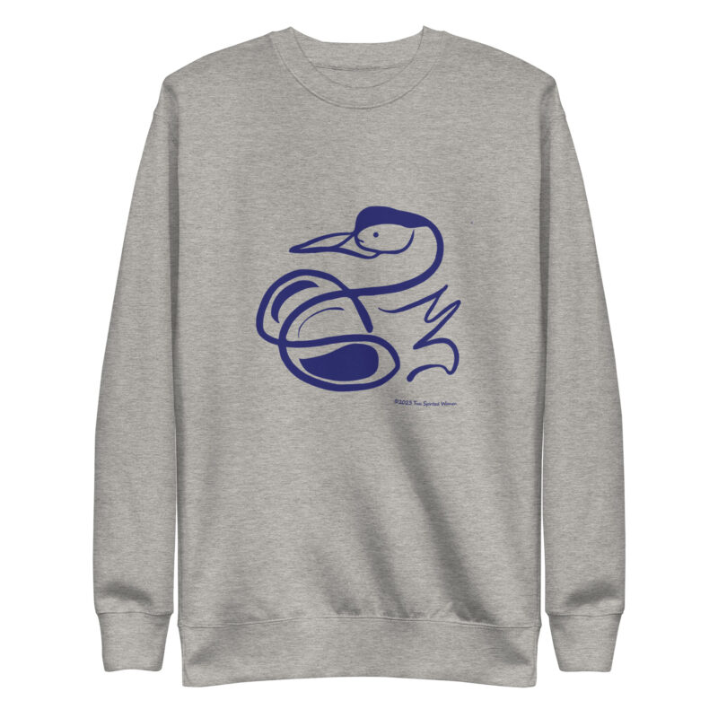 SWAN - Unisex Premium Sweatshirt - Image 2