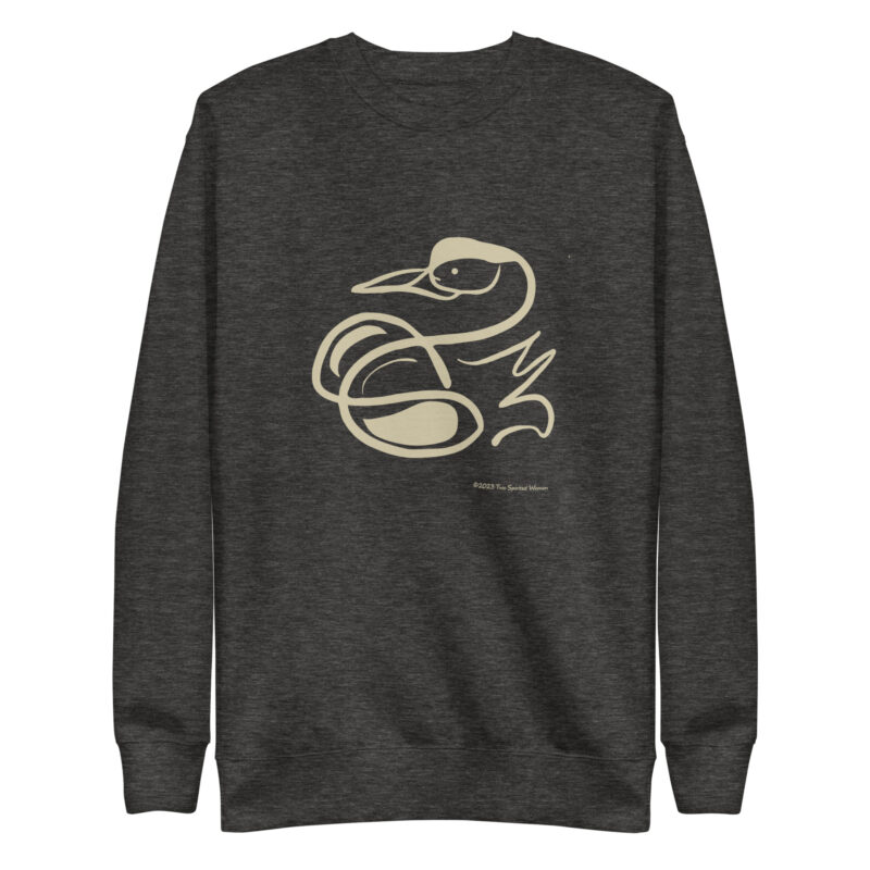 SWAN - Unisex Premium Sweatshirt - Image 7