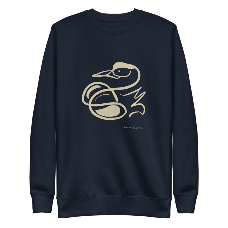 SWAN - Unisex Premium Sweatshirt - Image 6