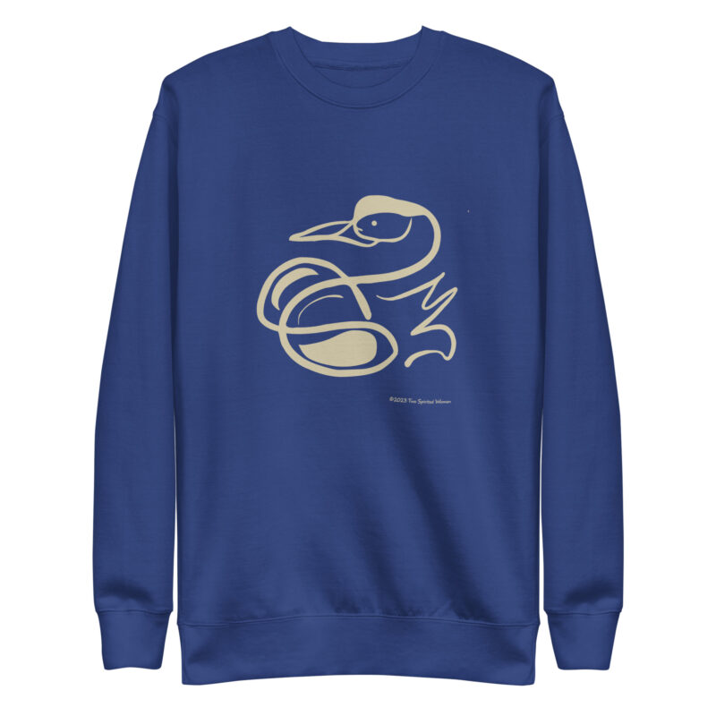 SWAN - Unisex Premium Sweatshirt - Image 8