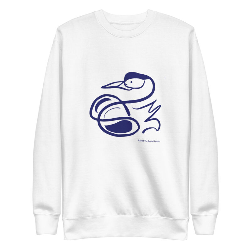 SWAN - Unisex Premium Sweatshirt - Image 3