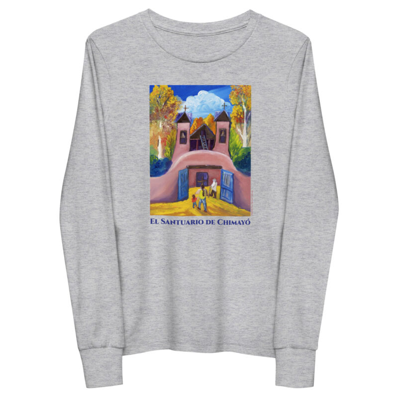 VISITING EL SANTUARIO - Youth Long Sleeve Tee - Image 3