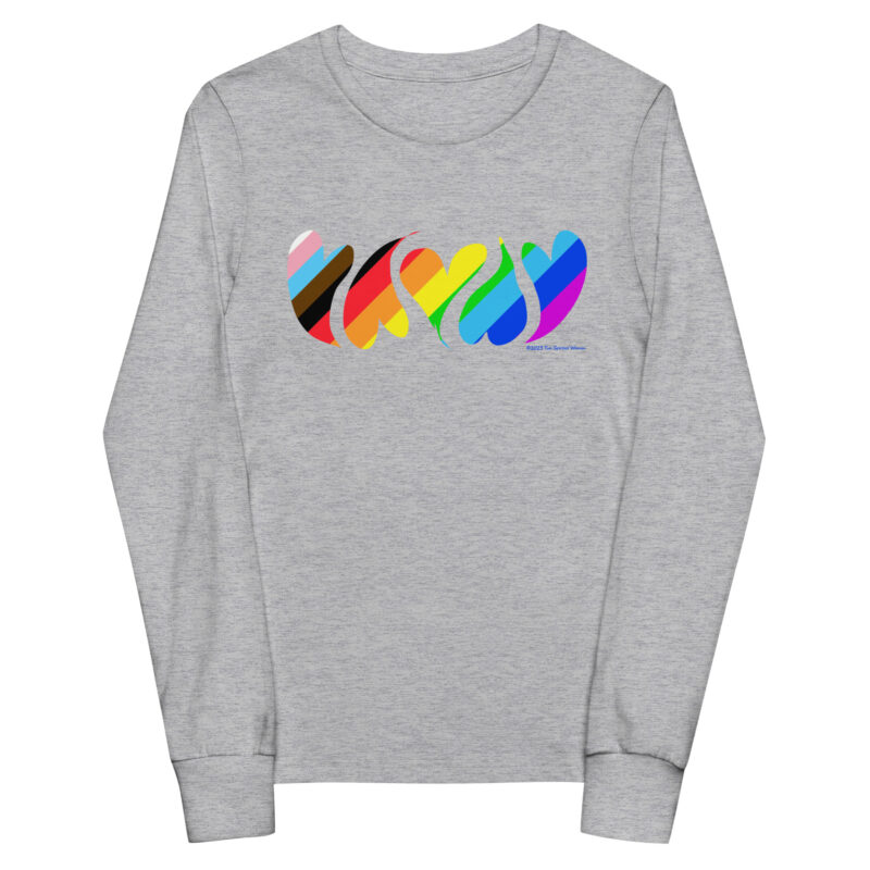 HEARTS OF PRIDE - Youth Long Sleeve Tee - Image 4