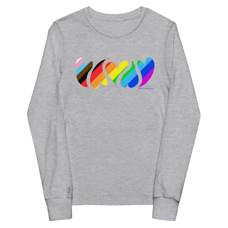 HEARTS OF PRIDE - Youth Long Sleeve Tee - Image 4